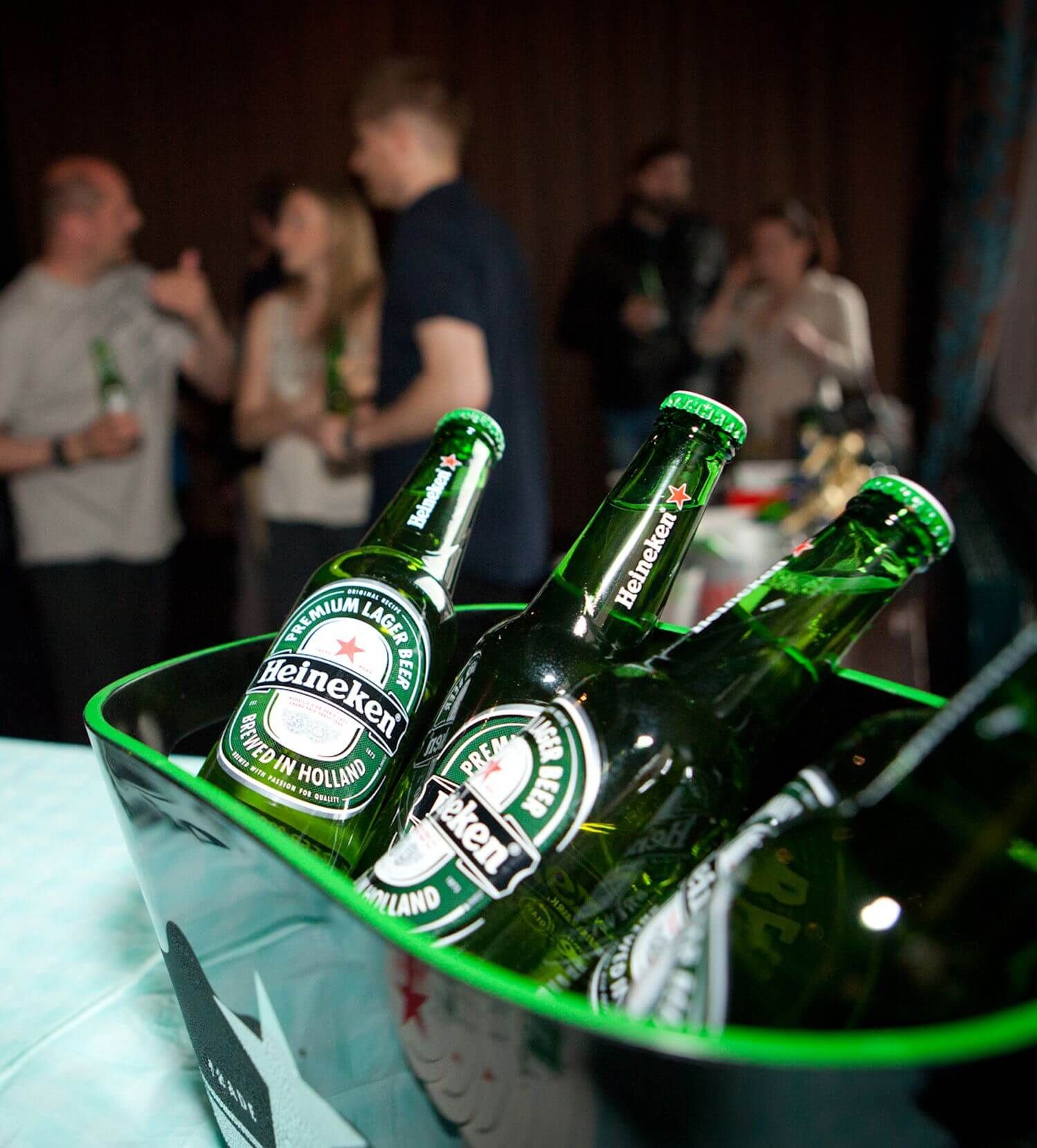 Interior of the Mint and Lime Bar at Euro Hostel Glasgow